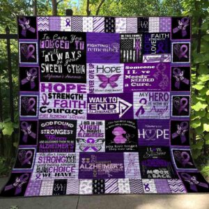 Walk To End Alzheimer Quilt -M0208-6  Quilt